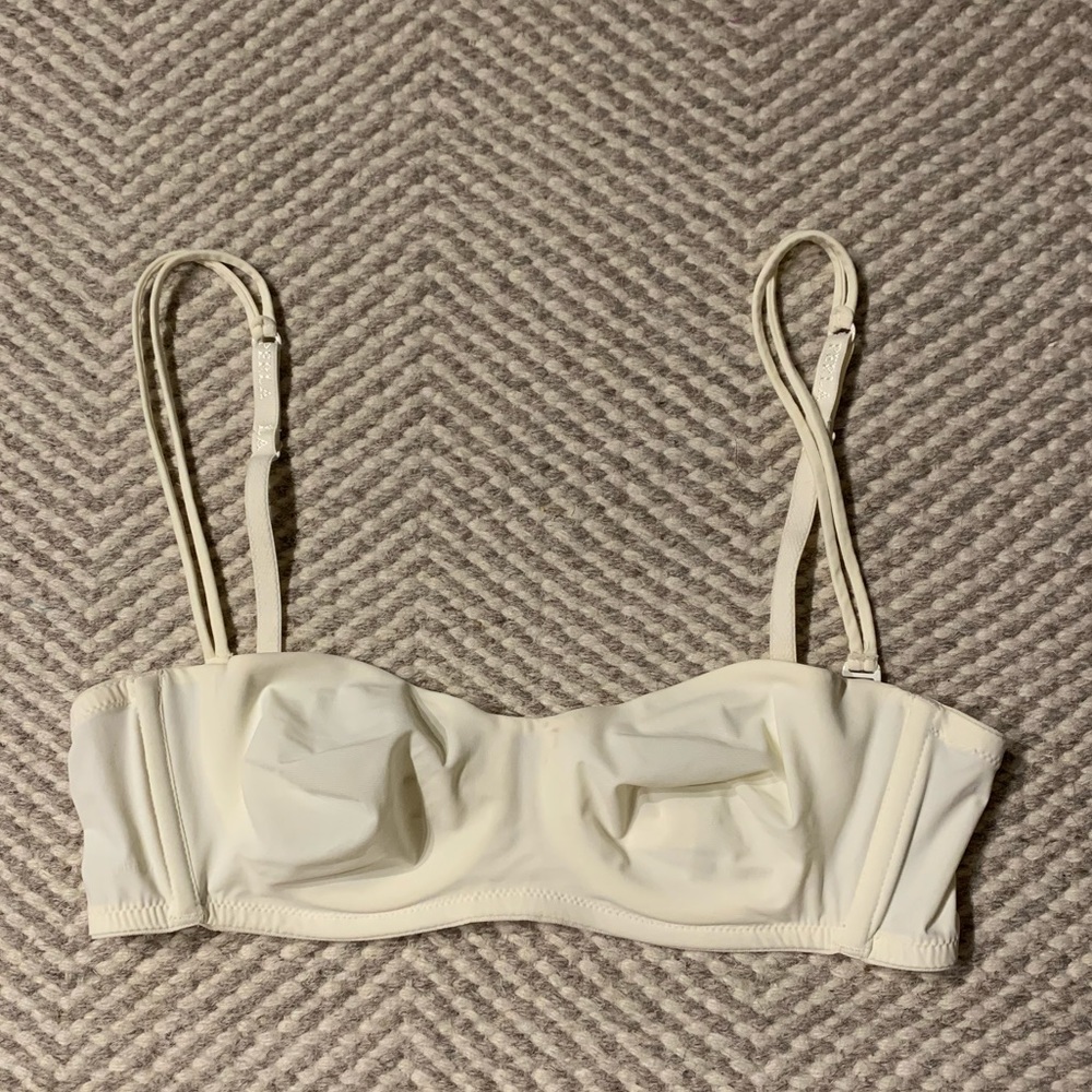 La Perla Off-white bra with muti-way straps